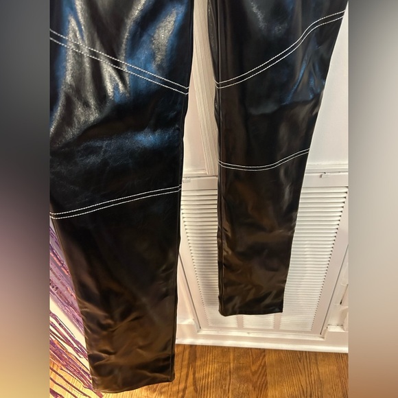 I.AM.GIA Paris Pant in Black faux leather cut out - Picture 7 of 10